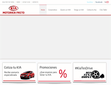Tablet Screenshot of motorkiapasto.com.co